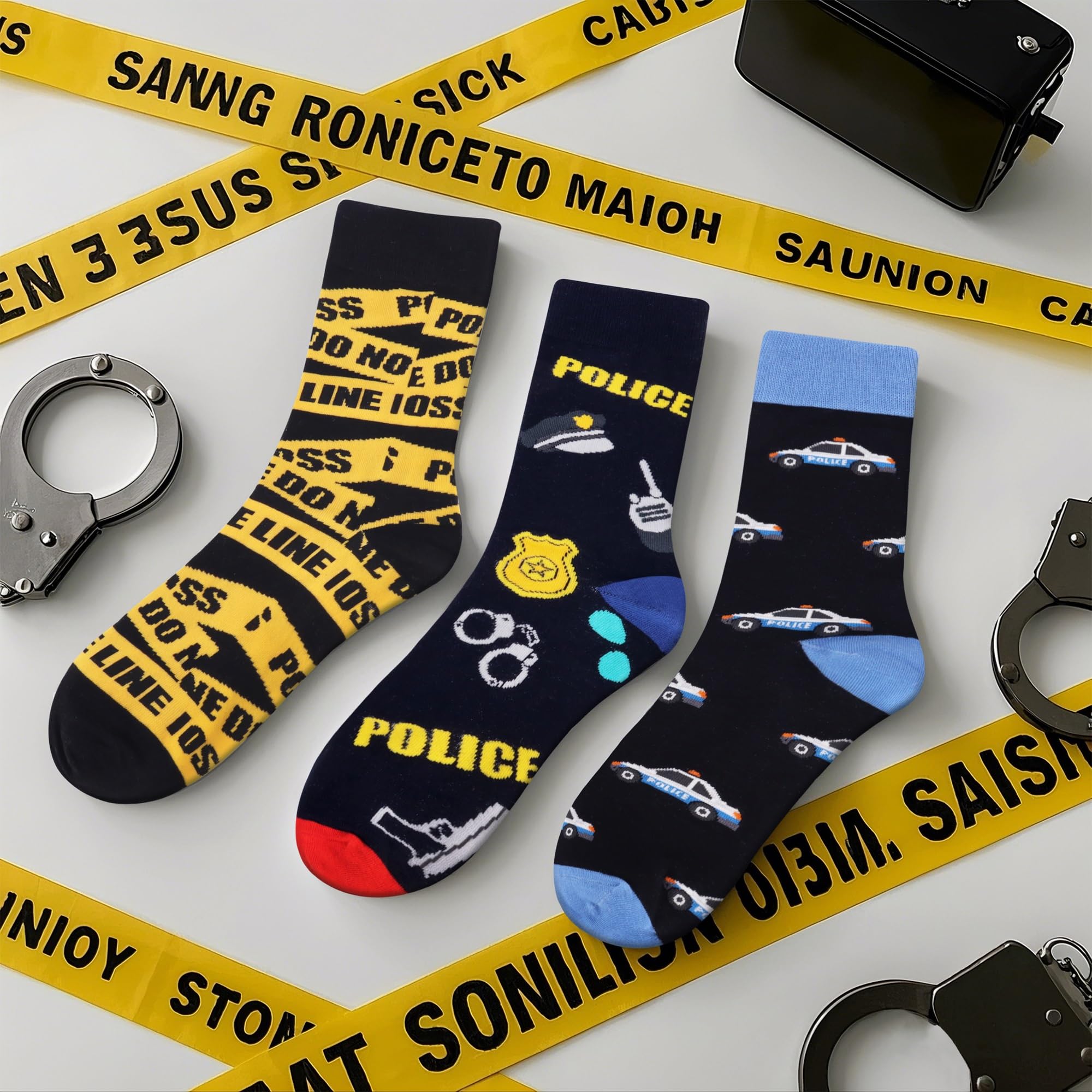 Mens Funny Fun Crazy Funky Dress Crew Socks - Dude Golf