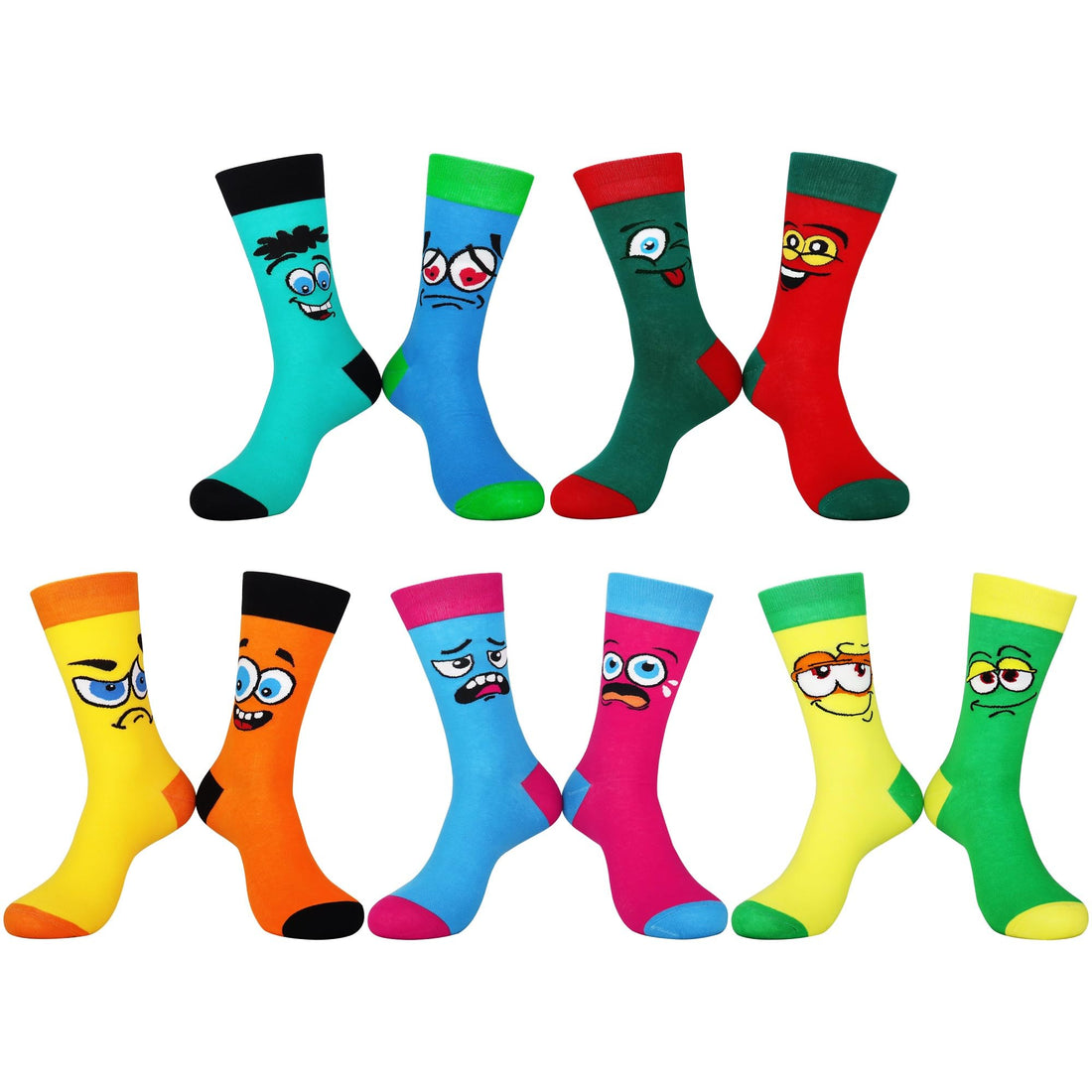 Mens Funny Fun Crazy Funky Dress Crew Socks - Dude Golf