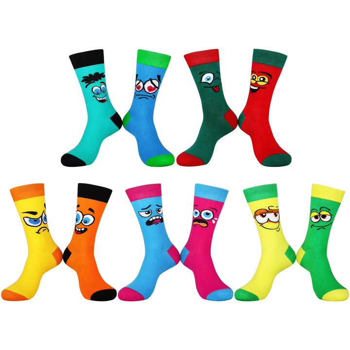 Mens Funny Fun Crazy Funky Dress Crew Socks - Dude Golf