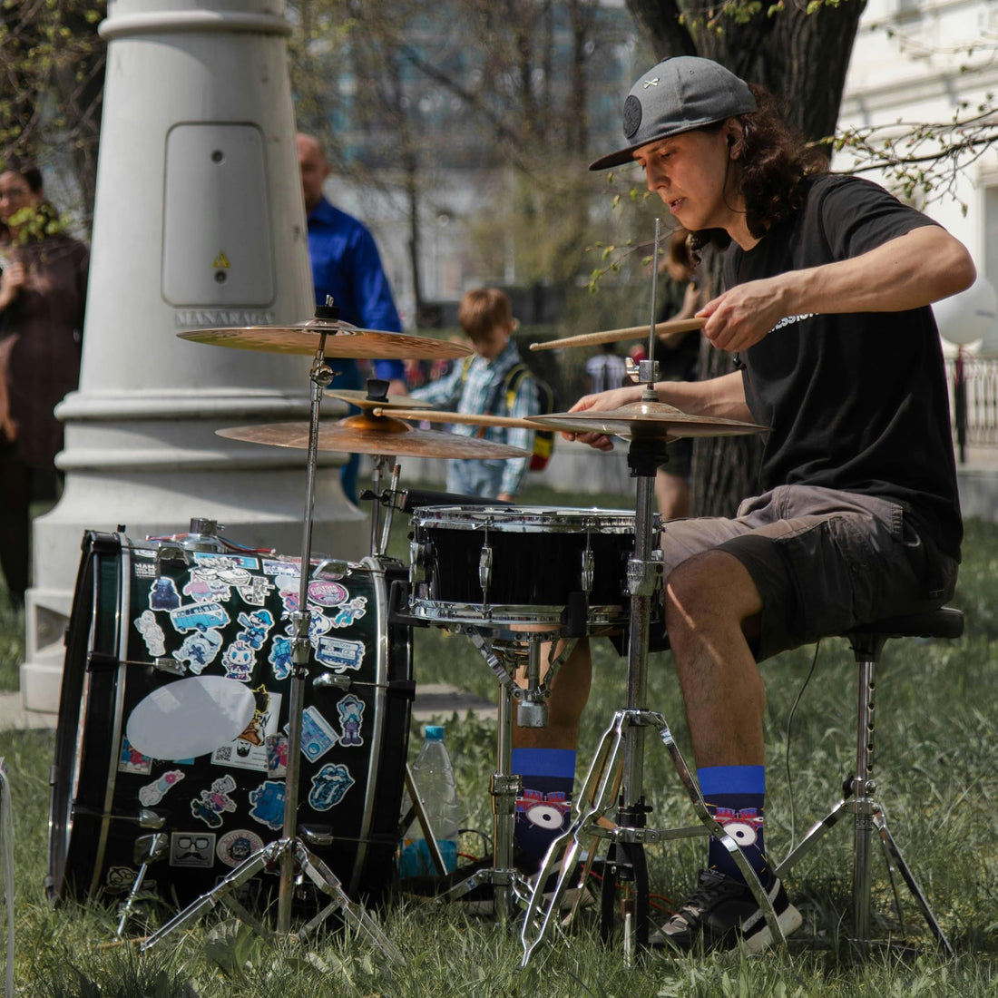 Mens Funny Fun Crazy Funky Dress Crew Socks - Dude Golf