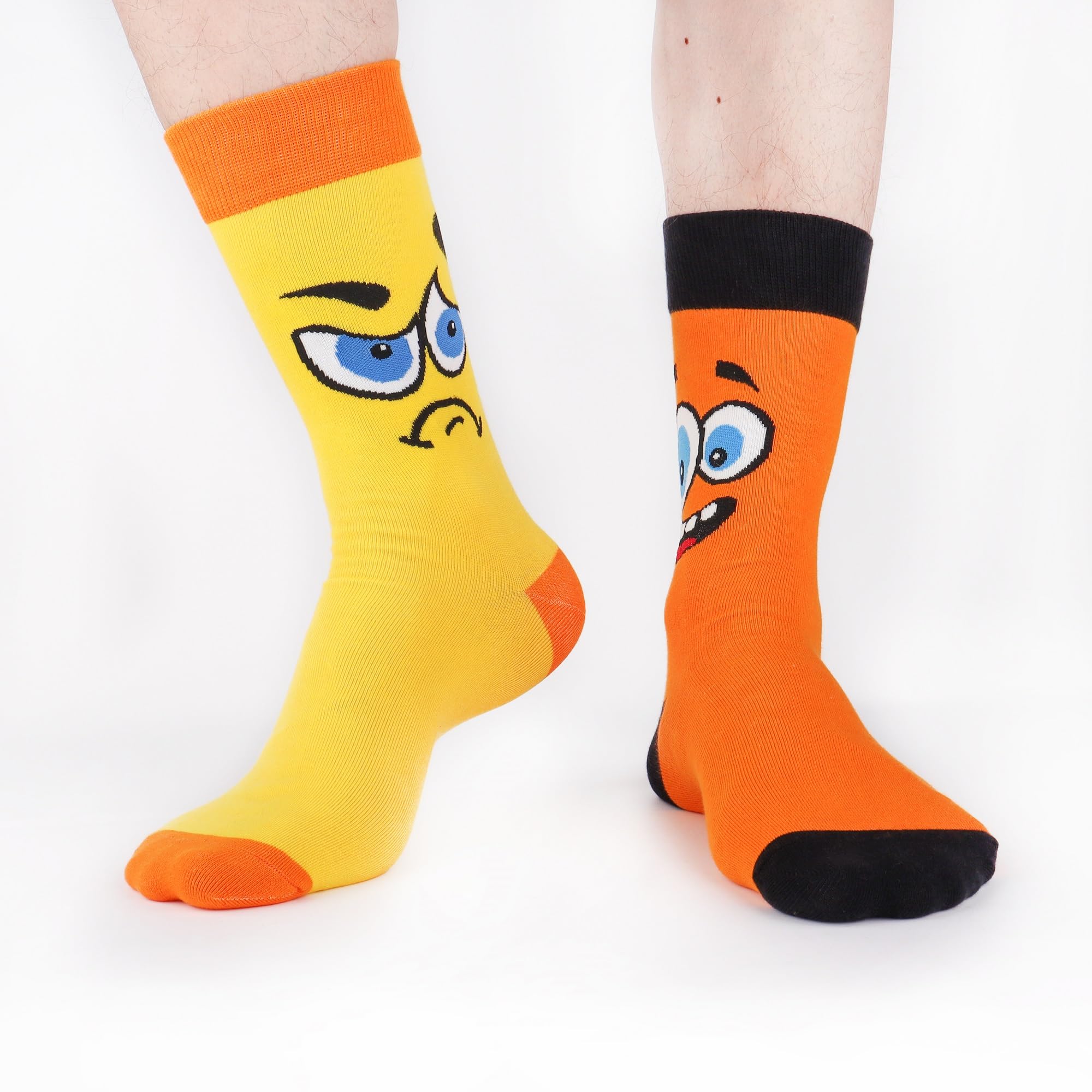 Mens Funny Fun Crazy Funky Dress Crew Socks - Dude Golf
