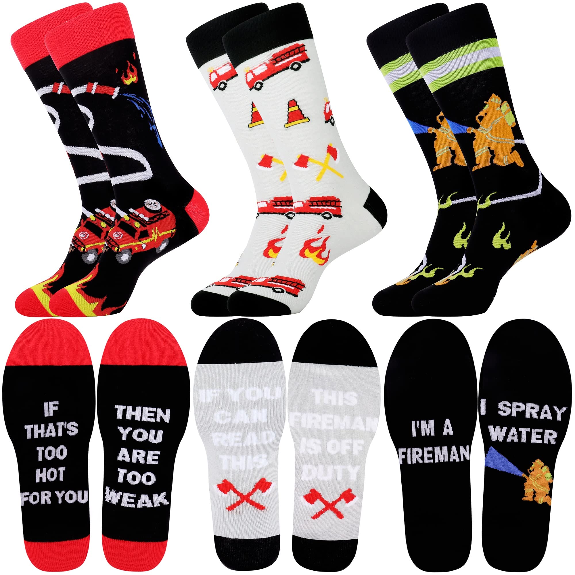 Mens Funny Fun Crazy Funky Dress Crew Socks - Dude Golf