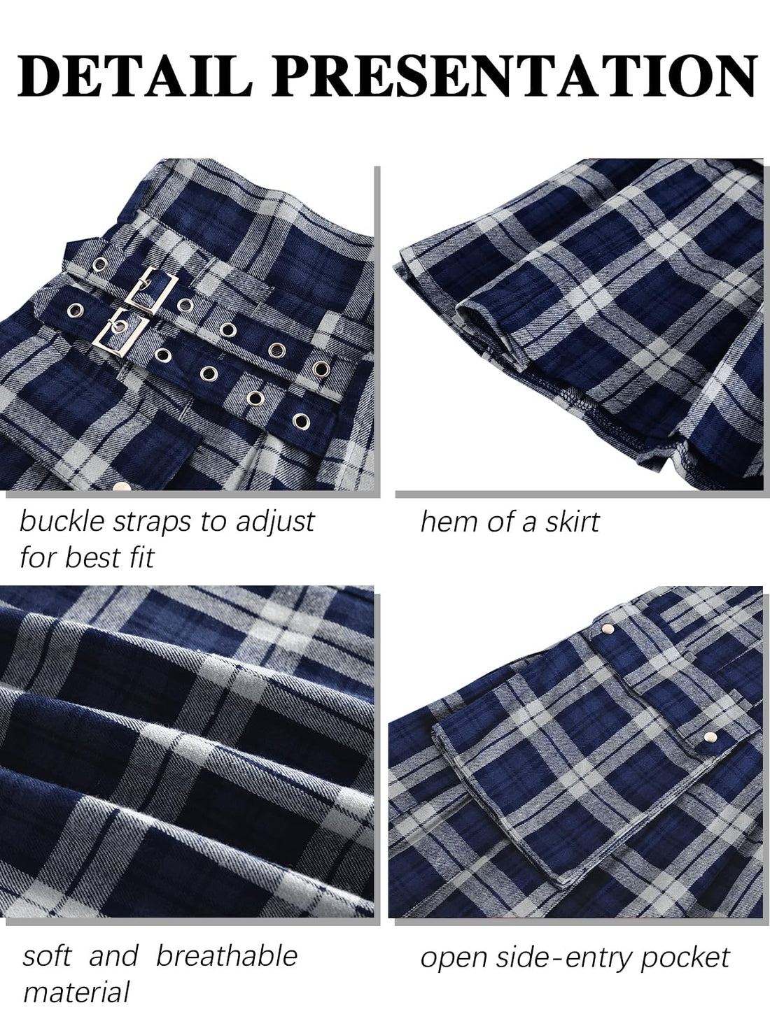 Scottish Tartan Kilt - Dude Golf