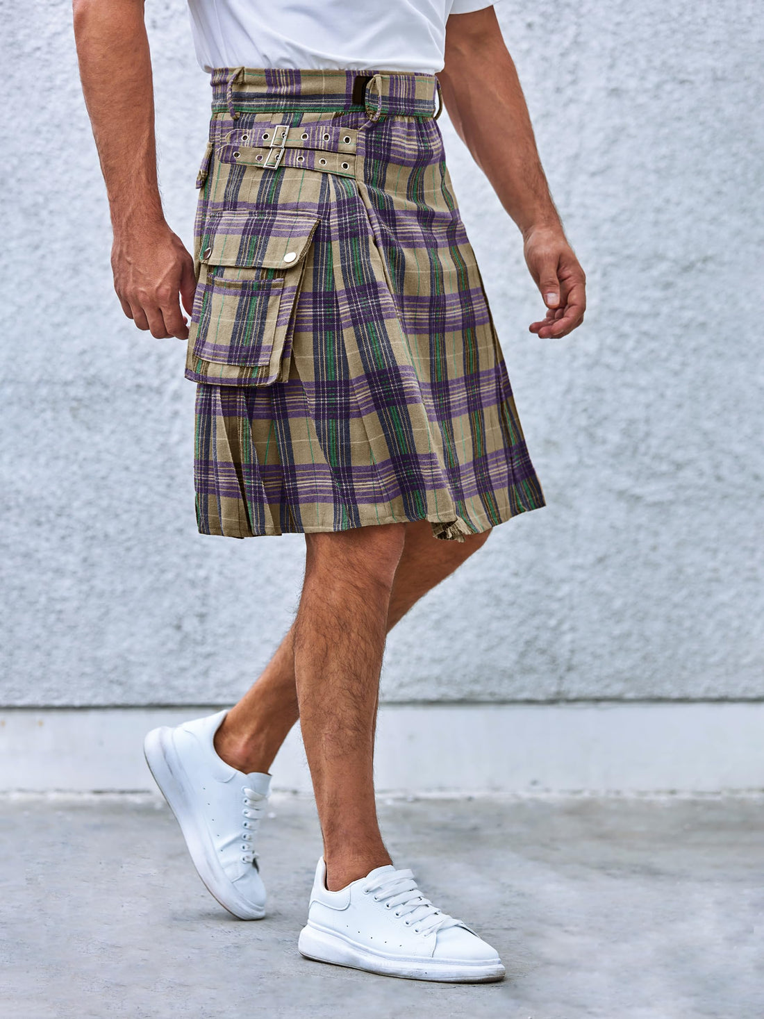 Scottish Tartan Kilt - Dude Golf