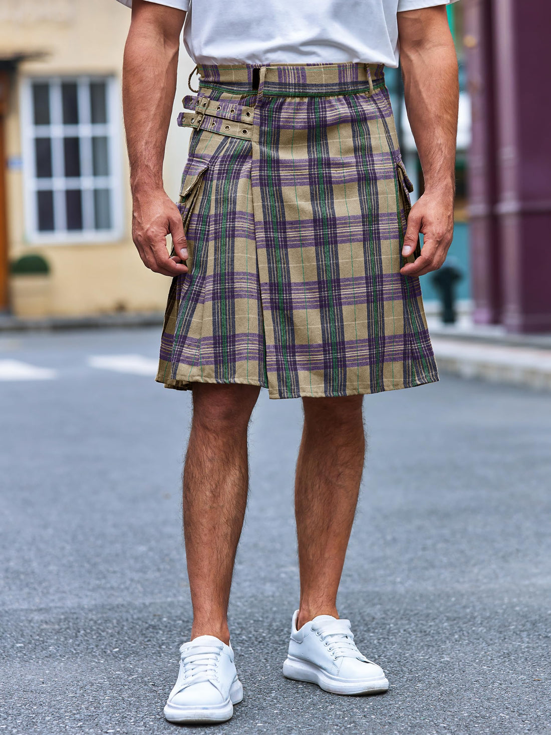 Scottish Tartan Kilt - Dude Golf