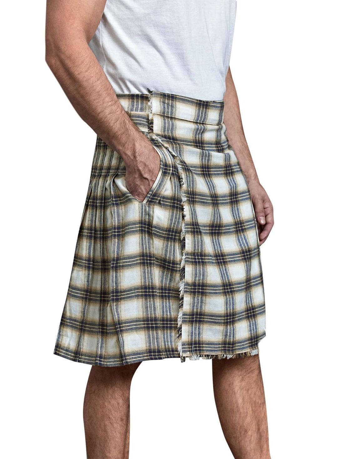 Scottish Tartan Kilt - Dude Golf