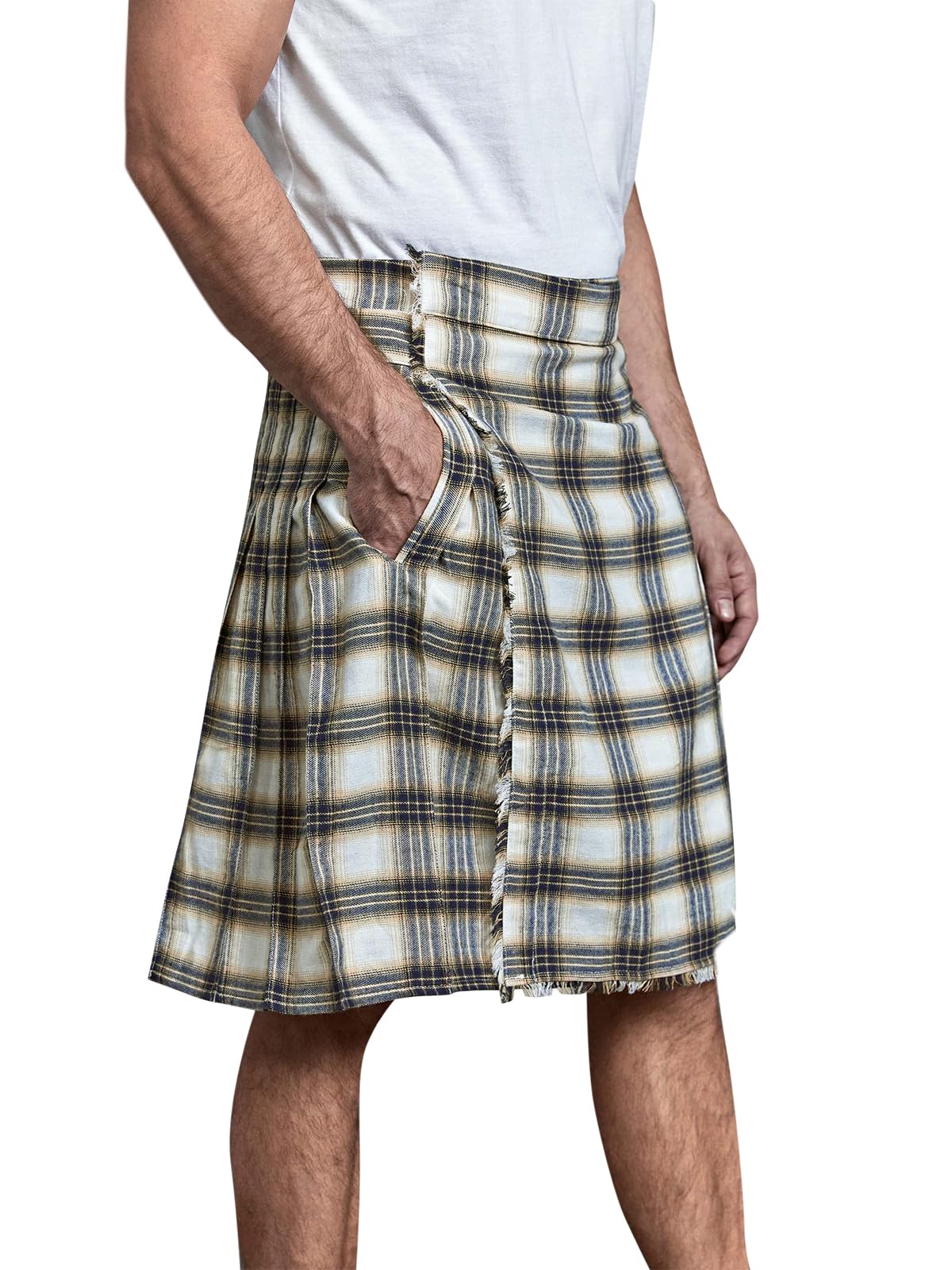 Scottish Tartan Kilt - Dude Golf