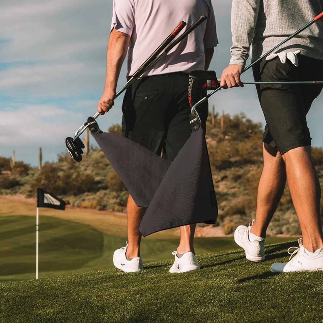 STICKIT Magnetic Golf Towel - Dude Golf