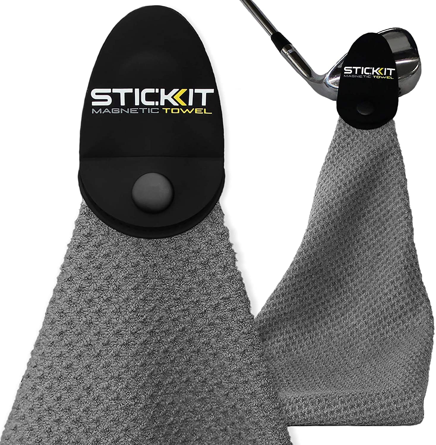 STICKIT Magnetic Golf Towel - Dude Golf
