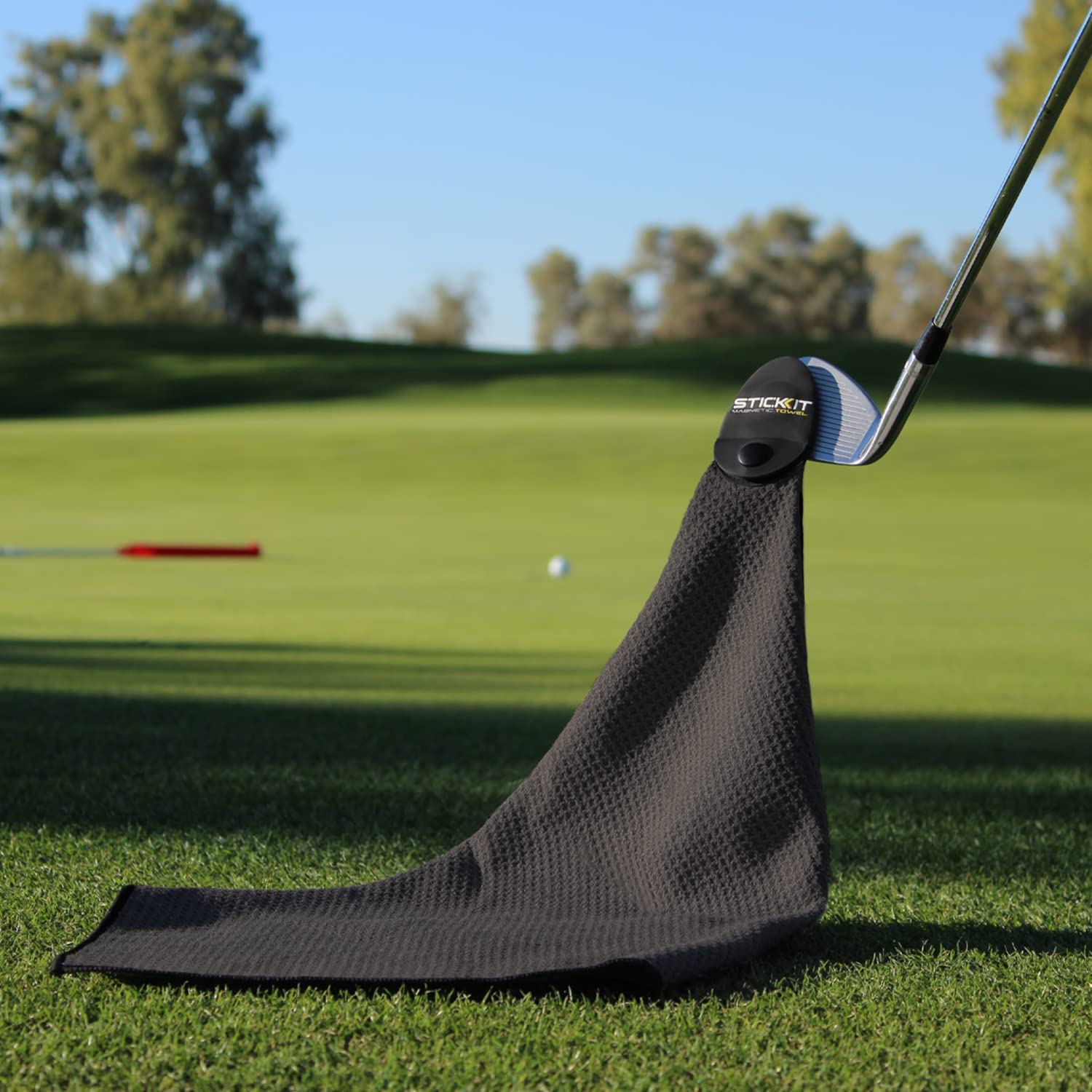 STICKIT Magnetic Golf Towel - Dude Golf