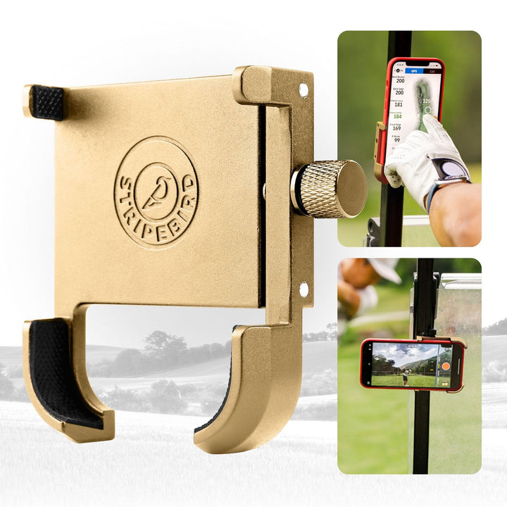 Stripebird - Original Magnetic Golf Cart Phone Holder - Dude Golf