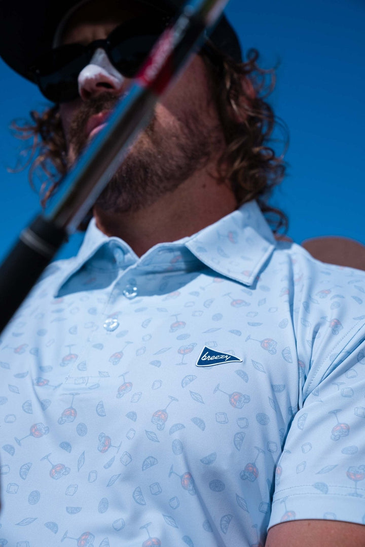 The Sips & Spritz Polo - Dude Golf